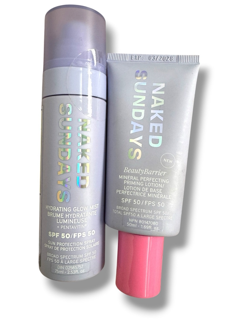 Naked Sundays SPF 50 Bundle of BeautyBarrier Lotion & Hydrating Glow Mist